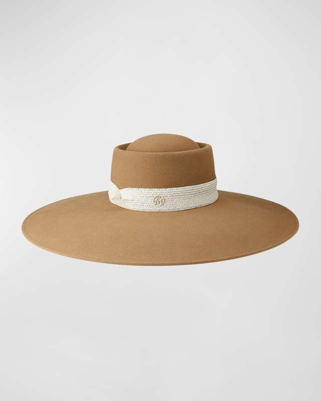 Kat Large-Brim Wool Felt Hat